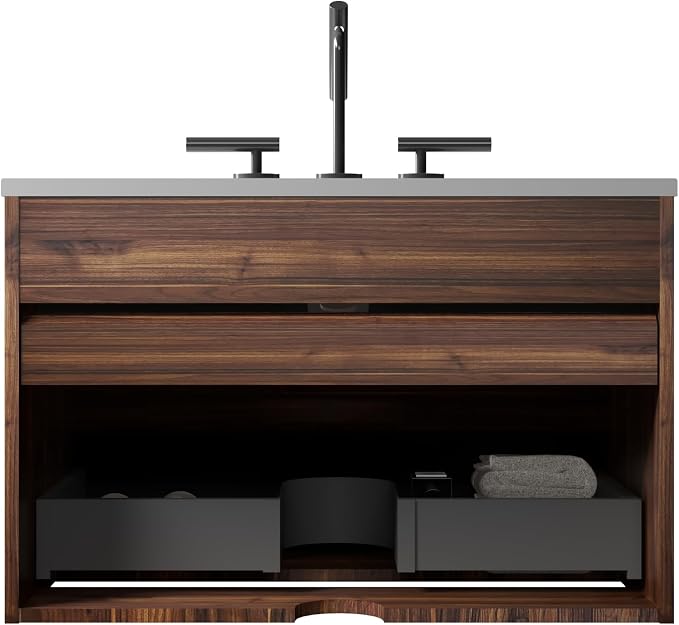 Walnut+black / 3 Holes