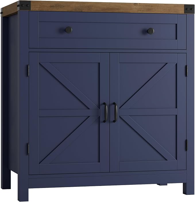 Blue / Rustic Brown