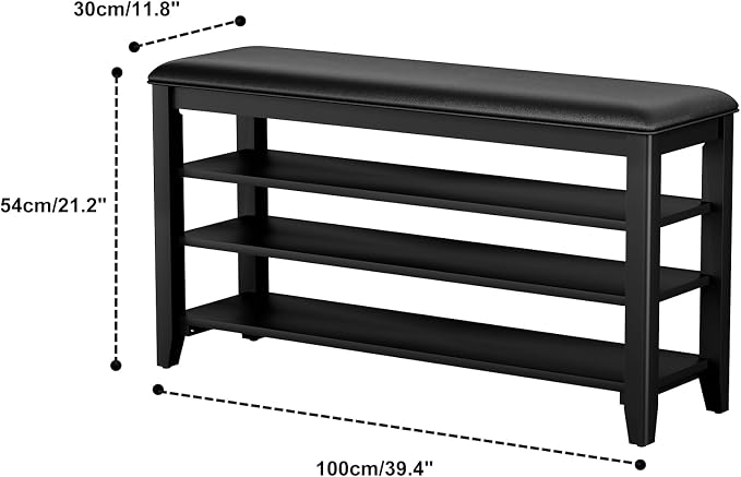 Black (Leather Cushion)