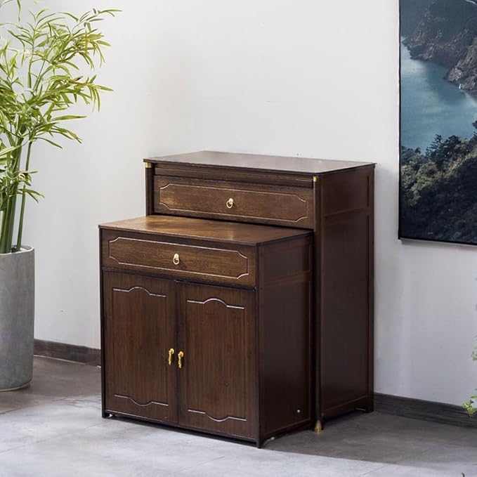 Copper Inlay Sliding Cabinet