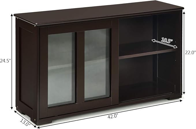 Coffee/Glass Sliding Door