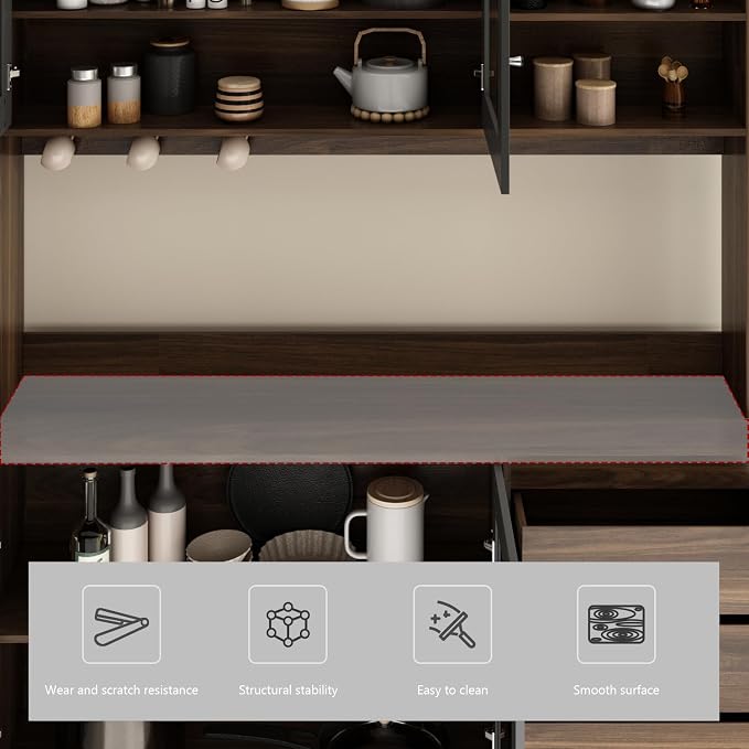Black and Walnut