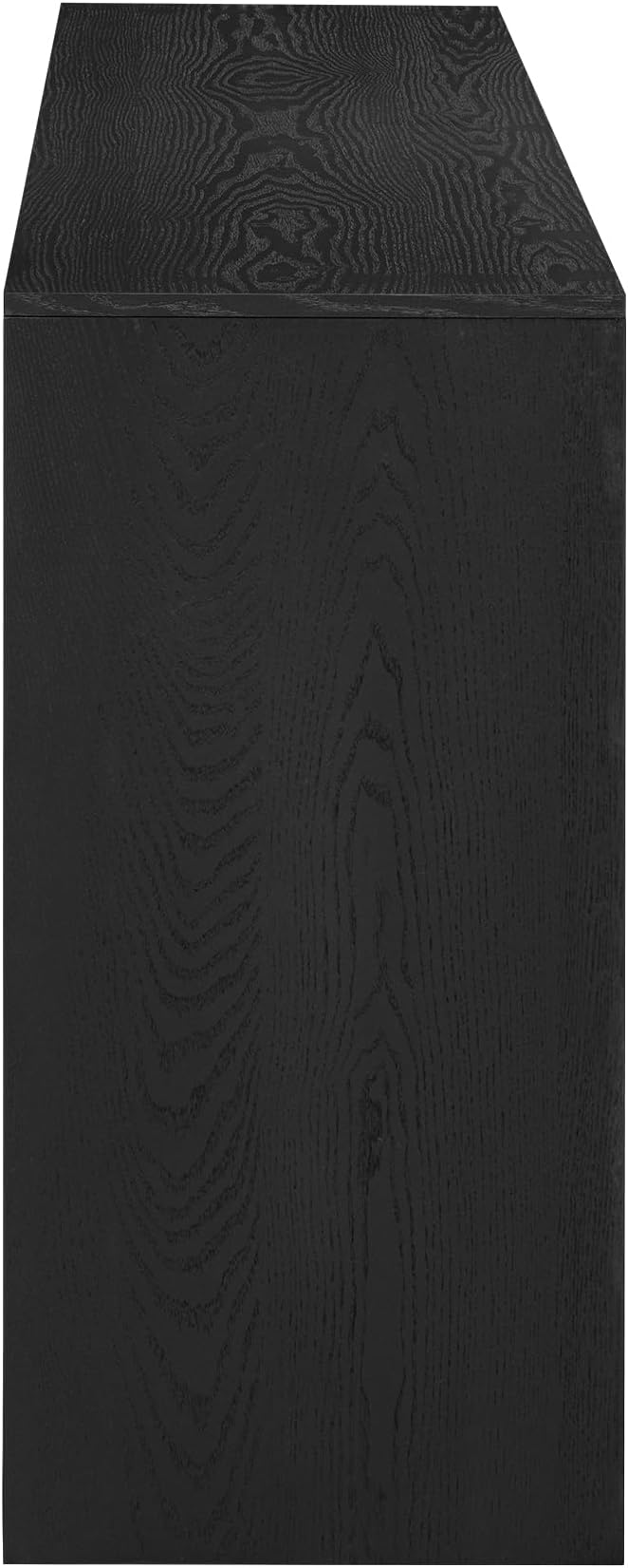 60in Black With Drawers