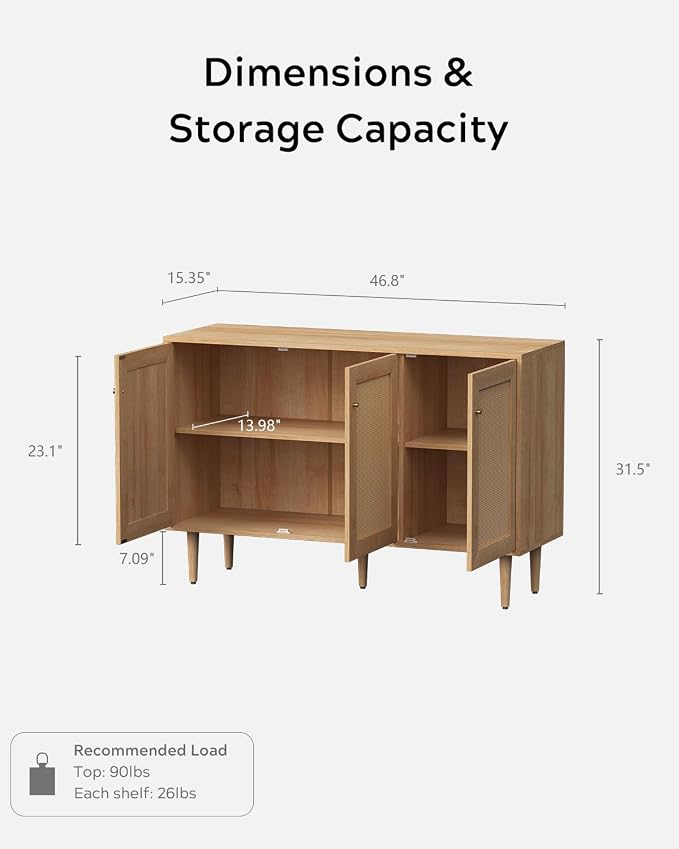 Natural Oak/3-doors
