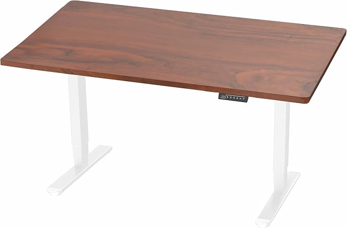 Dark Walnut Top / White Frame