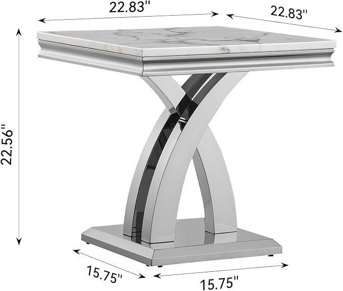 Silver-end Table