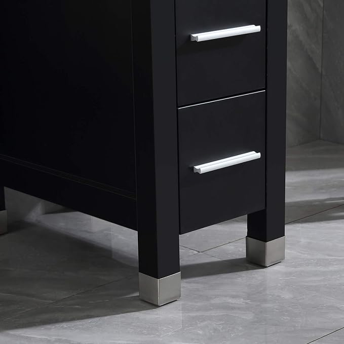 Black Cabinet & Ceramic Top
