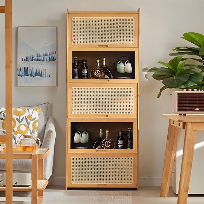 Door Material: Acrylic; Color: Wood