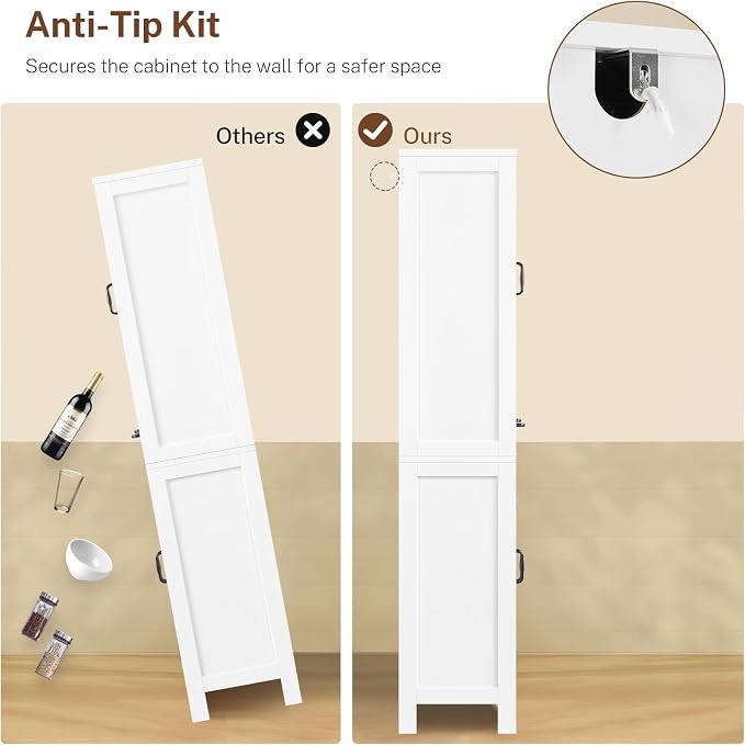 White,1 Drawer