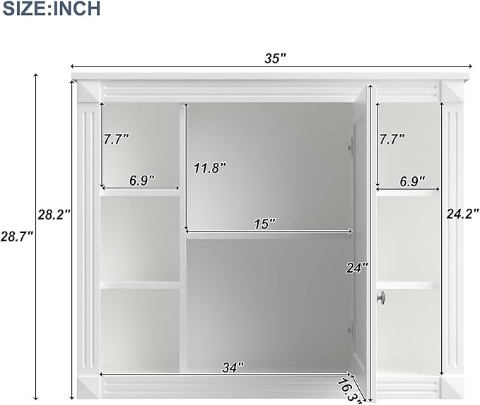 White With Mirror