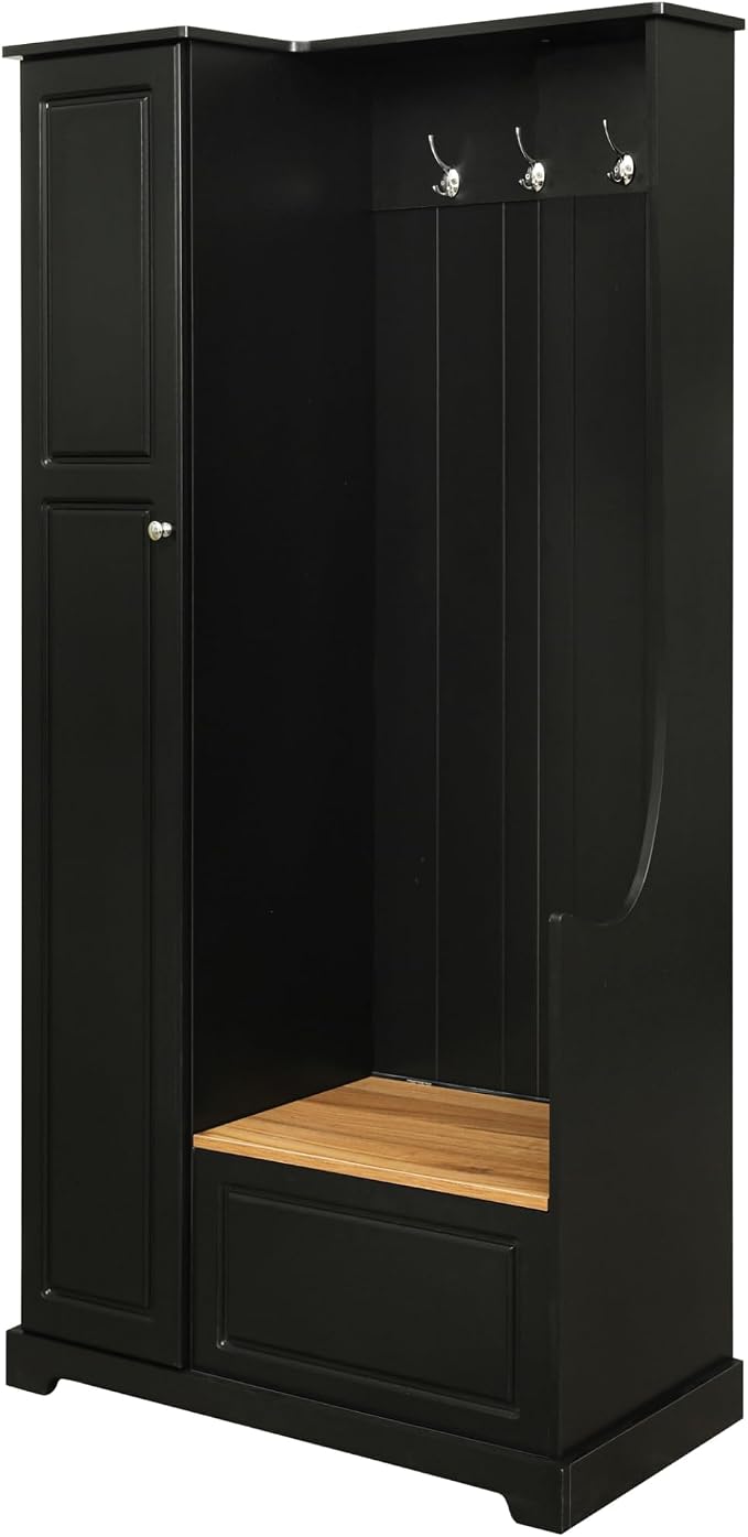 Black+different Shelves