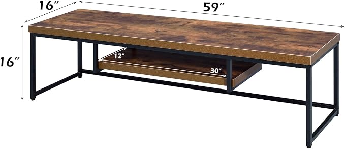 Oak + Synthetic Wood + 50-59 Inches