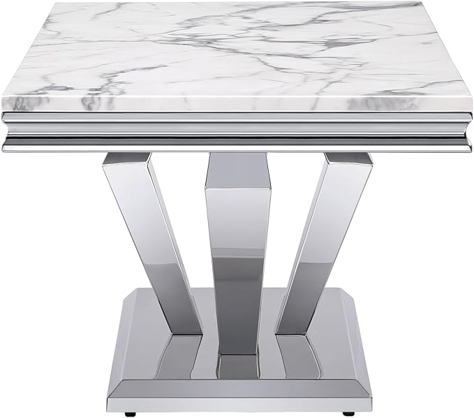 Style4:coffee Table-white&silver