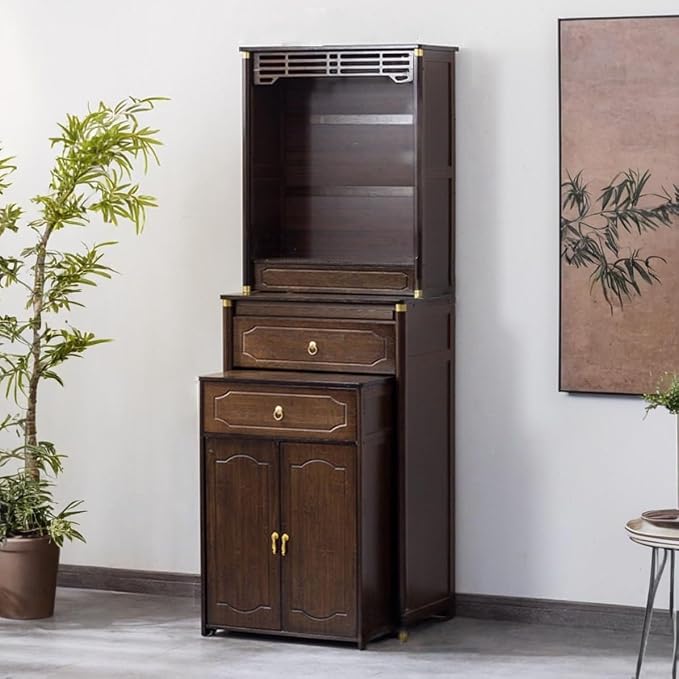 Copper Inlay Sliding Cabinet Set