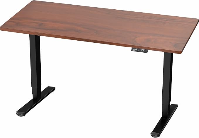 Dark Walnut Top / Black Frame