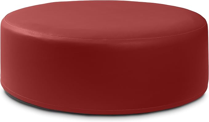 Faux Leather Crimson