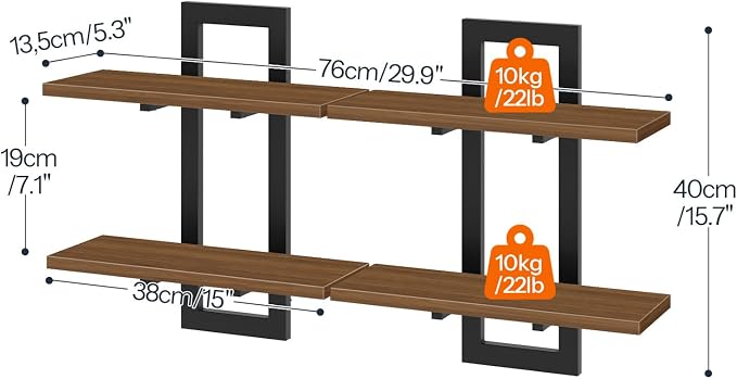 Walnut + Black