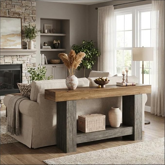 Rustic Brown and Grey
