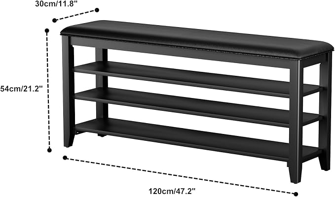 Black (Leather Cushion)