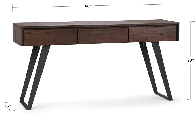 Distressed Charcoal Brown