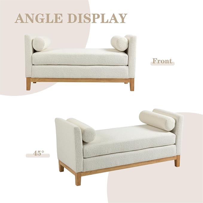 54.3in-boucle White