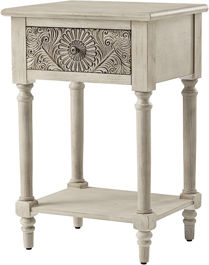 Wood Color-carved-1 Drawer