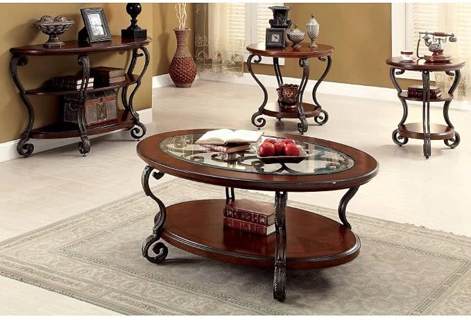 Brown Multi + Solid Wood + Classic + Contemporary + Ornate Traditional + Traditional