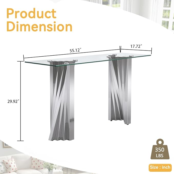 Silver-console Table