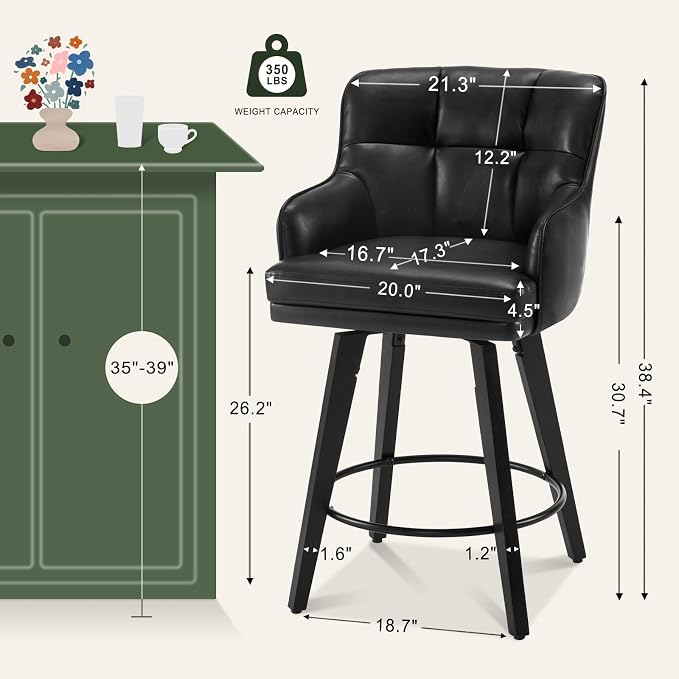 Black- Faux Leather