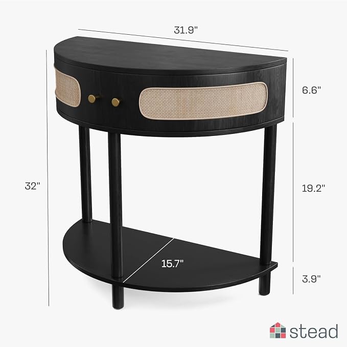 Black Oak With Brass Knobs