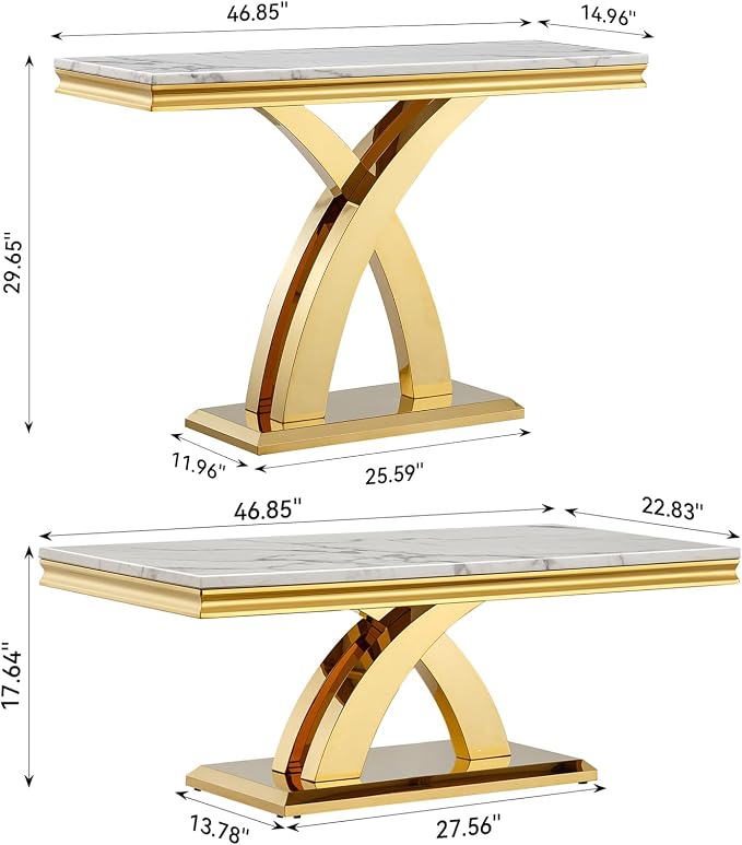 White Marble& Gold5