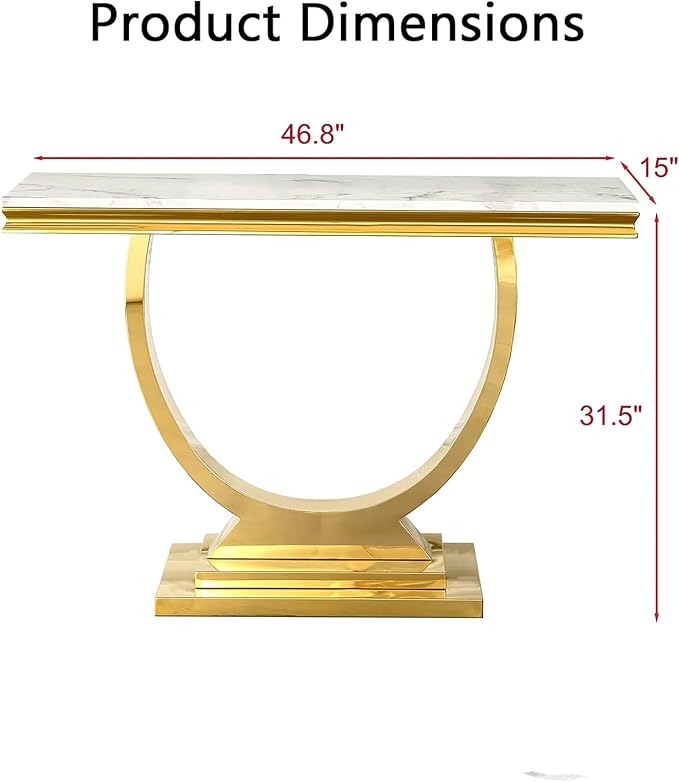 Coffee Table,white&silver