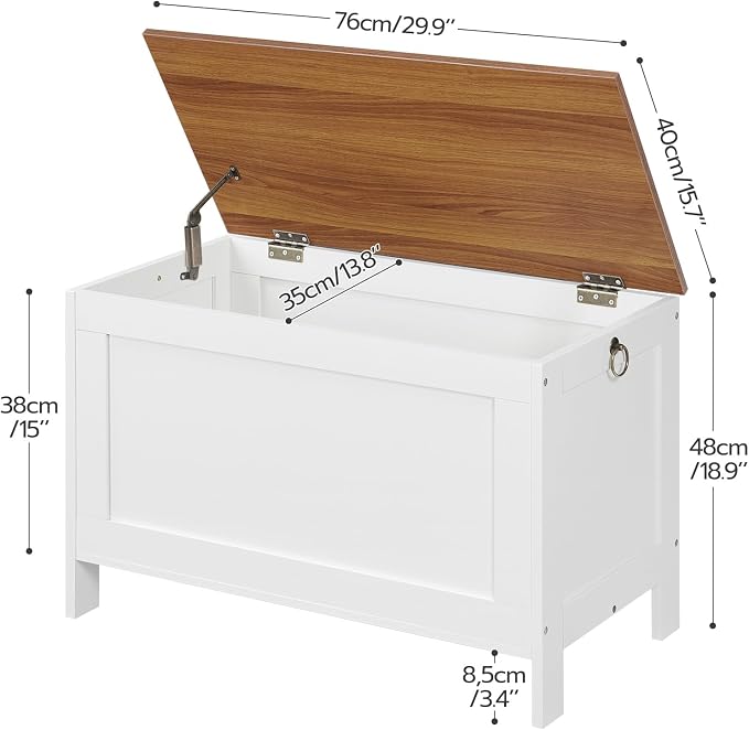 White + Walnut