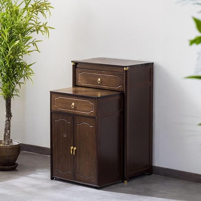 Copper Inlay Sliding Cabinet