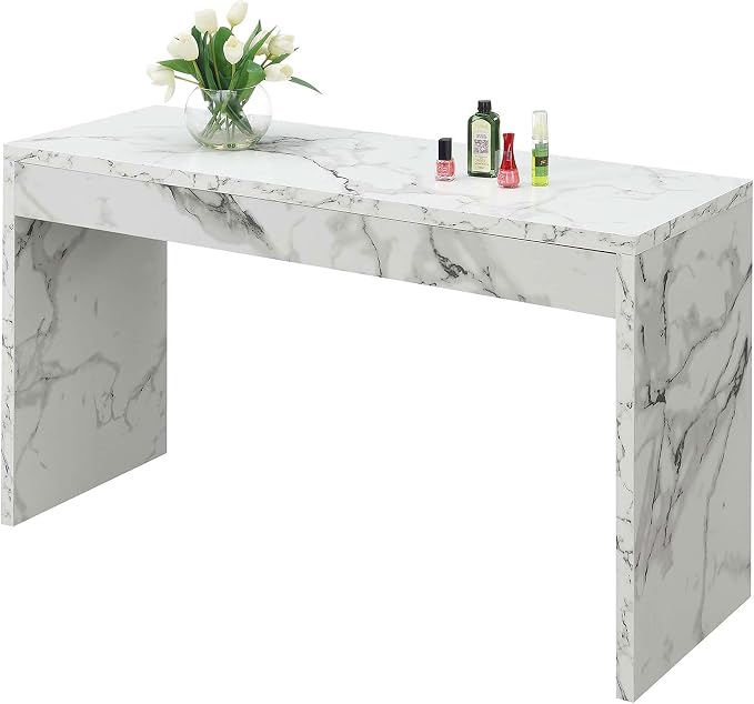 White Faux Marble
