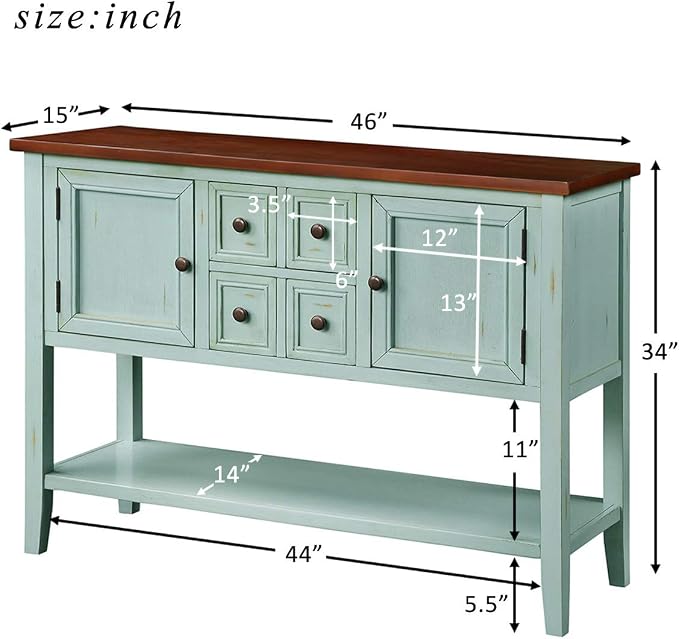 Antique Navy + Wood
