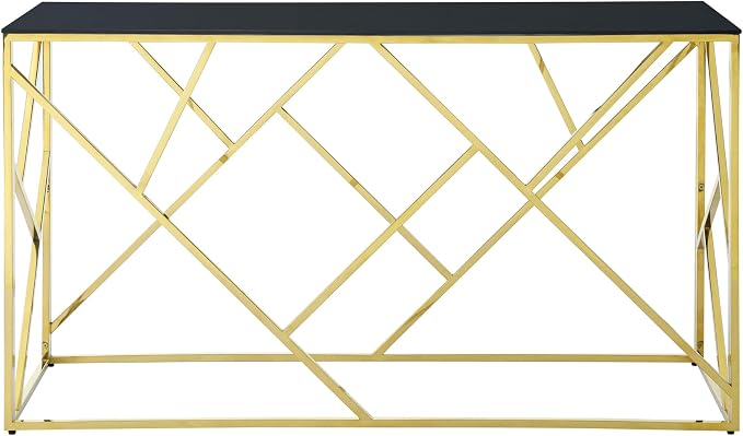 Gold Black - Console Table