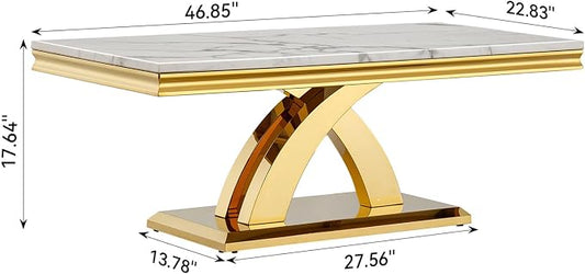 White Marble& Gold1