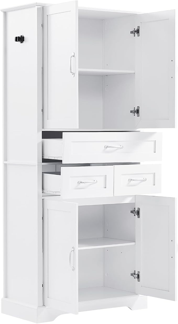 White/3 Drawers