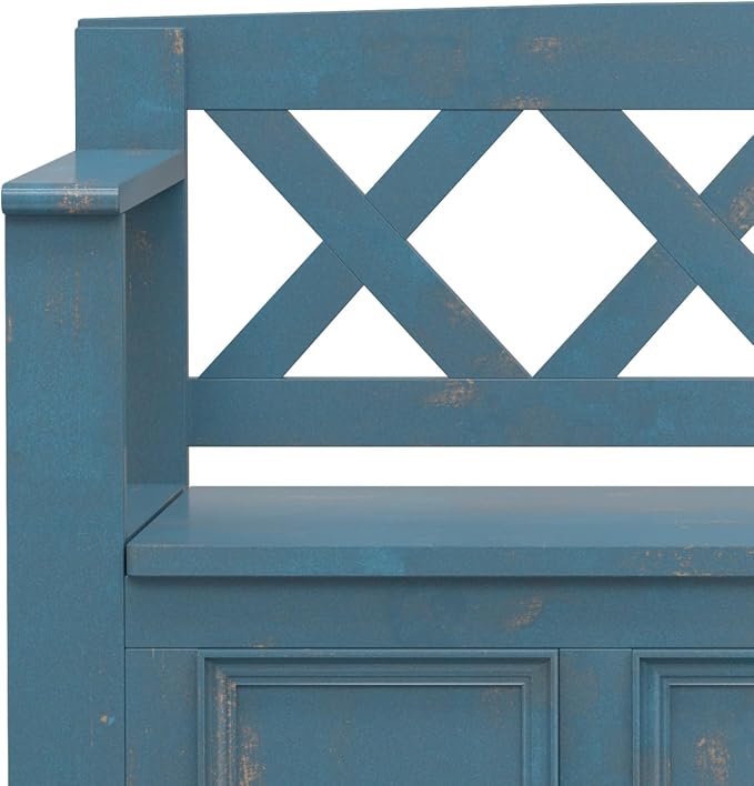 Distressed Coastal Blue