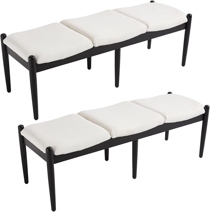 White; Linen; Set of 2