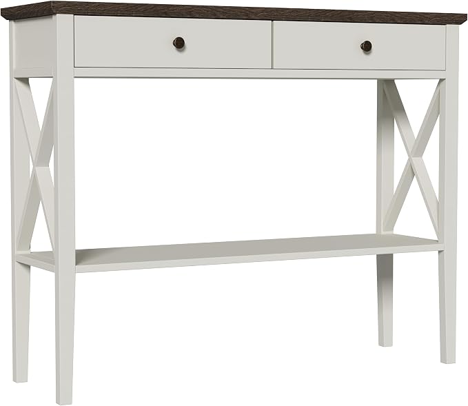 Antique White & Brown