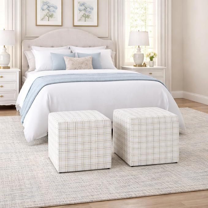 Natural Woven Plaid