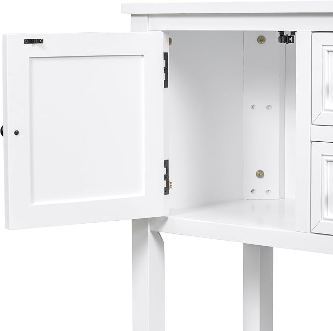White-4 Drawers
