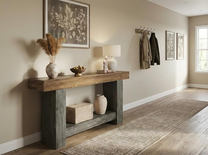 Rustic Brown and Grey