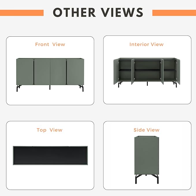 Sage Green & Black