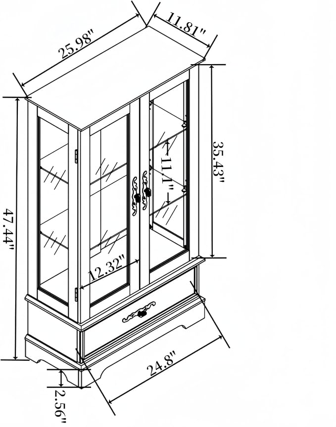 C-light Oak-with 1 Drawer