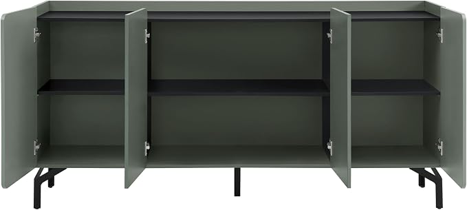 Sage Green & Black
