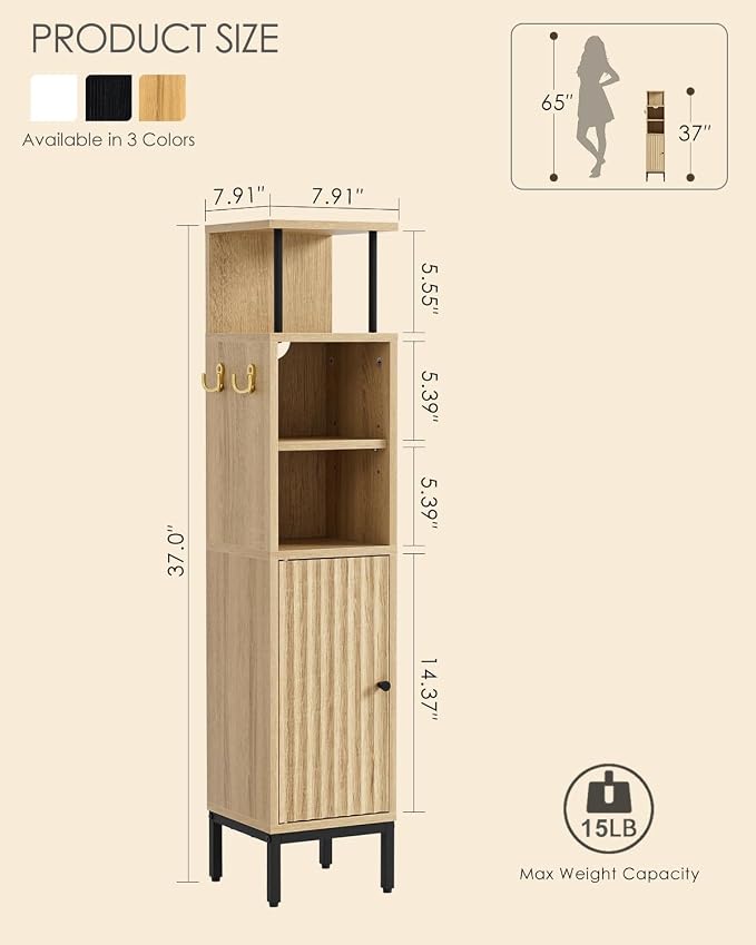 Oak-37''h