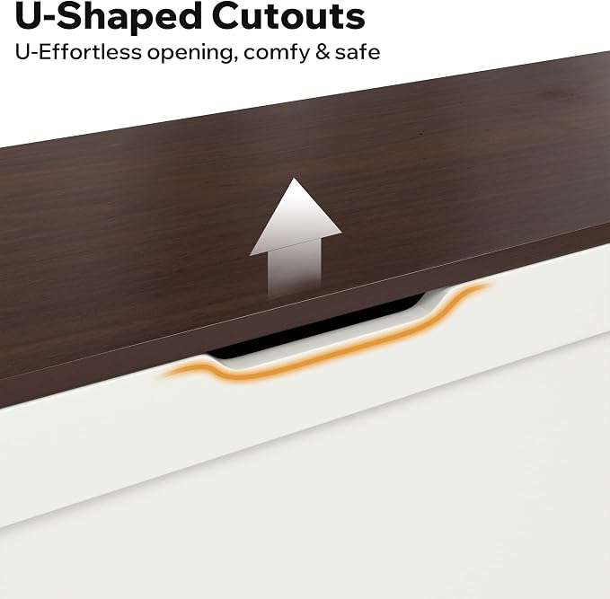 Walnut and White